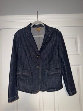 Peck & Peck Weekend Denim Blazer size 8